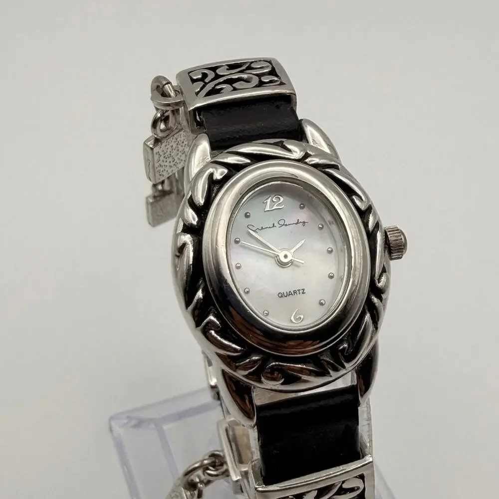 Chic Vintage Geneva Quartz Southwestern Cuff Watch Working New Battery